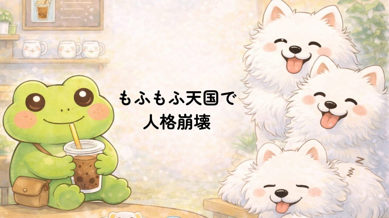 【町田】サモエドカフェ体験レポ もふもふ大型犬に癒される